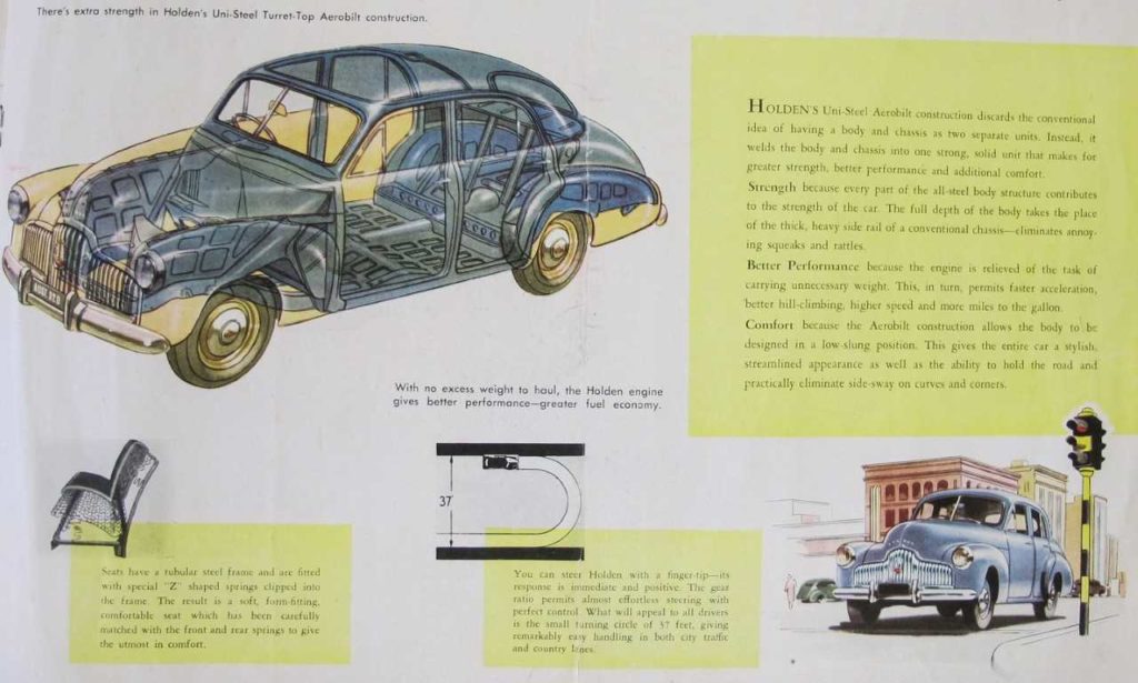 1948 advertising brochure for the 48/215